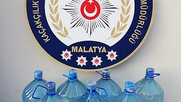 Sahte içki ele geçirildi