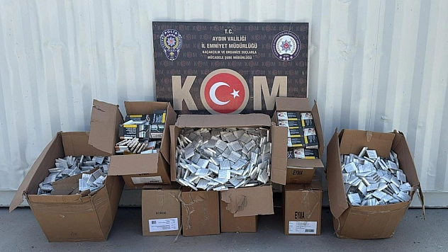 Aydın'da makaron ele geçirildi