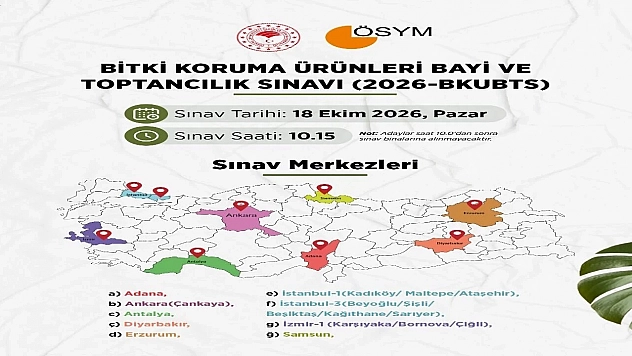 Bakanlık sınav tarihini duyurdu