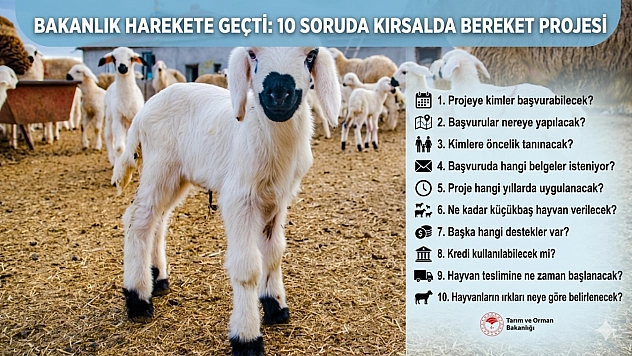Bakanlık Harekete Geçti: 10 Soruda Kırsalda Bereket Projesi
