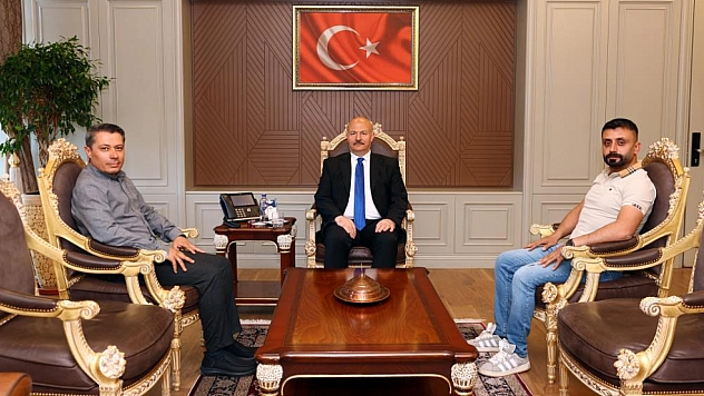 Basın mensupları Vali Küçük'ü ziyaret etti