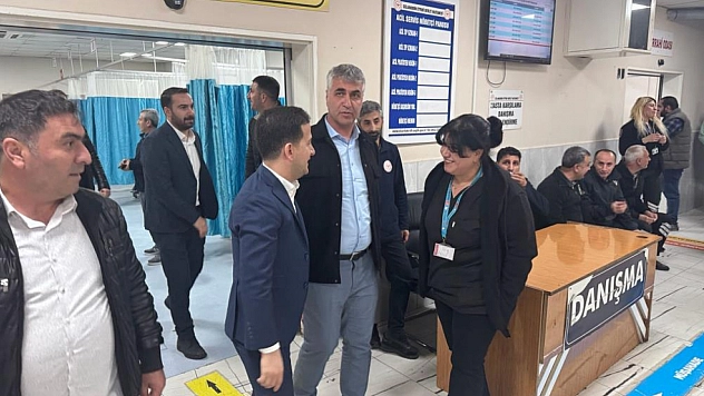 Başkan Aküzüm, bayramda çalışanlarla bir araya geldi