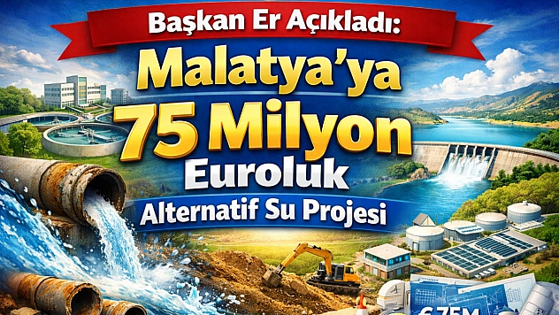 Başkan Er Açıkladı: Malatya'ya 75 Milyon Euroluk Alternatif Su Projesi