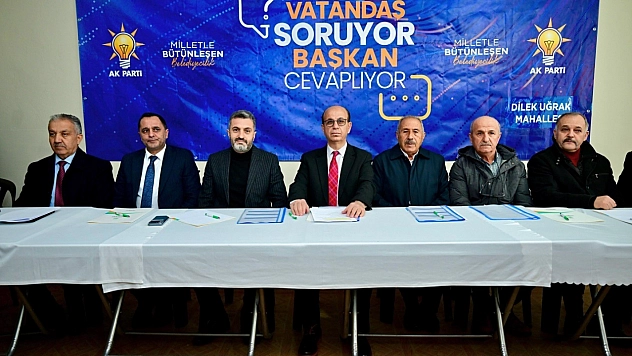Başkan Geçit, Dilek Uğrak Mahallesi sakinleriyle bir araya geldi