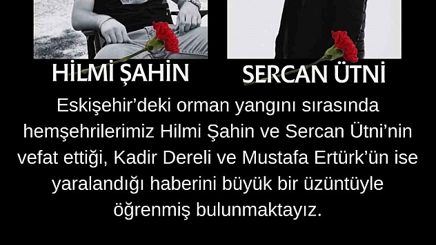 Başkan Kumral'dan orman şehitleri için taziye mesajı