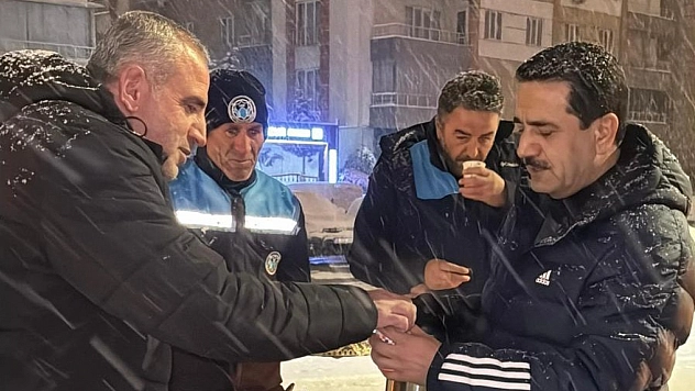 Başkan Taşkın ekiplerle sahada!