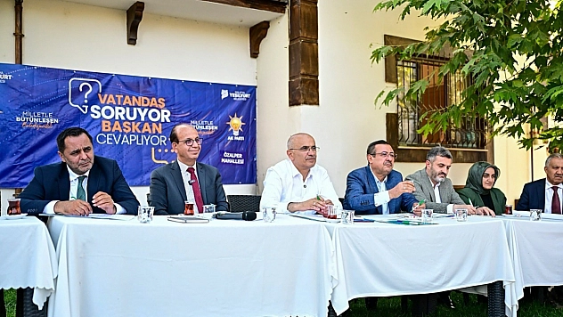 Başkanlar Malatya'nın geleceğini Özalper'de vatandaşlarla paylaştı