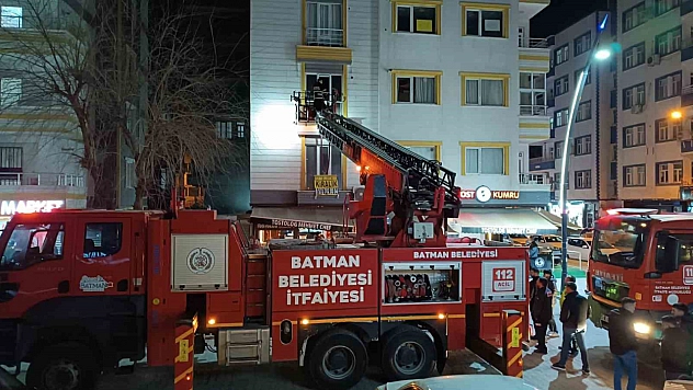 7 katlı binada yangın çıktı