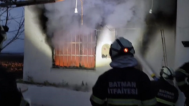 Müstakil evde korkutan yangın