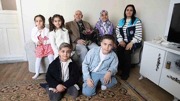 Battalgazi Belediyesi'nden çocuklarla bayram ziyareti