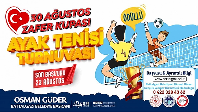 Battalgazi'de ödüllü turnuva