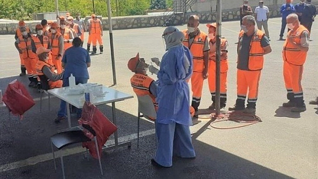 Personele test yapılacak