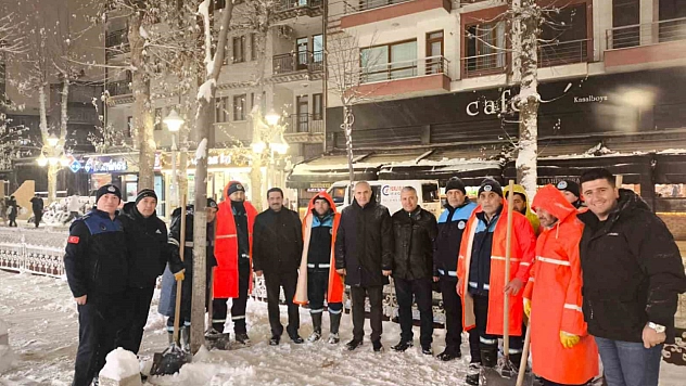 Battalgazi'de gece mesaisi