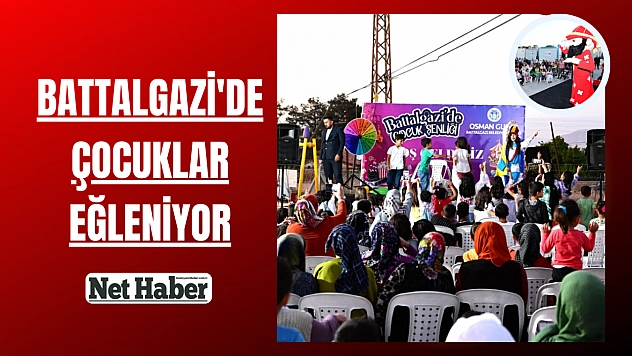 Battalgazi'de çocuklar eğleniyor