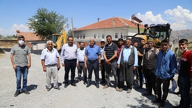 Battalgazi'de asfalt serimi yapıldı