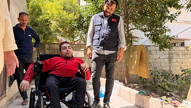 Bayırbucak'taki Türkmen ailelere insani yardım eli