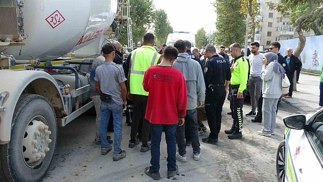 Malatya'da Korkunç Kaza: Beton Mikseri Yayaya Çarptı