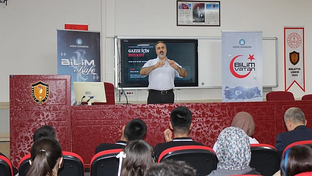 'Gazze İçin Bilim Kafe' liselilerle buluştu