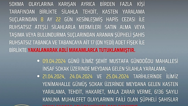 Bingöl'de veriler açıklandı..!