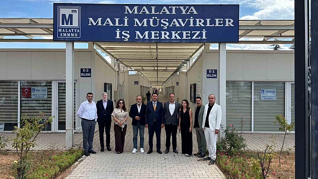 Boyraz, mali müşavirleri ziyaret etti