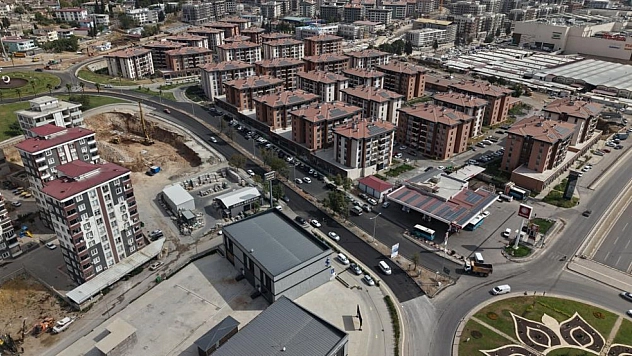 Bulvar baştan sona asfaltlanıyor