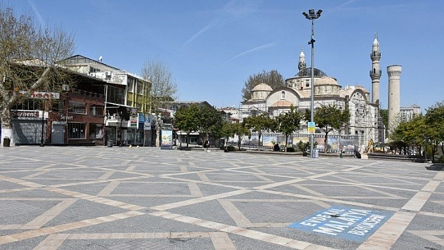 Cadde ve sokaklar boş kaldı
