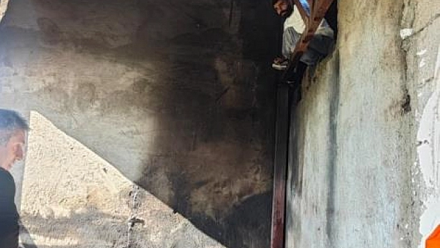 Çatı yangını paniğe sebep oldu