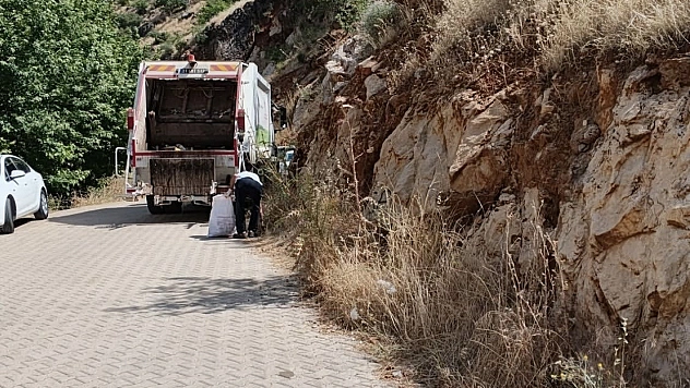 Çermik'te turizm bölgesinde temizlik