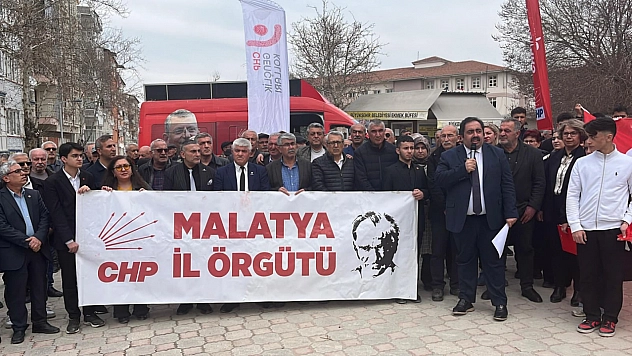 Malatya'da Ekrem İmamoğlu İçin Alana İndiler