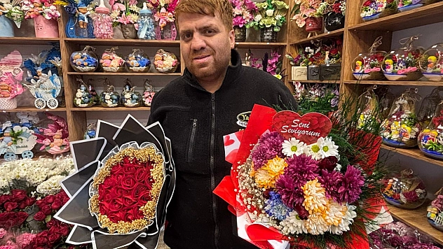 Çiçekçilerde 14 Şubat yoğunluğu