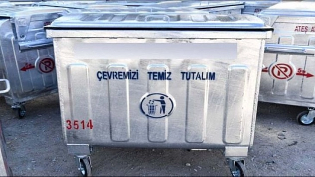 Çöp konteyner alınacak