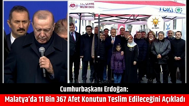 Malatya'da 11 Bin 367 Konut Teslim Edilecek