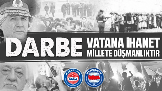 Darbe vatana ihanettir