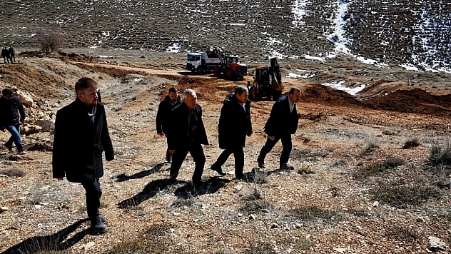 Başkan Bozkut, stabilize yol çalışmalarını yerinde inceledi