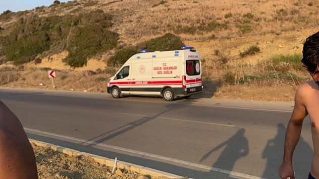 Denizde boğulma tehlikesi geçiren genç hastaneye kaldırıldı