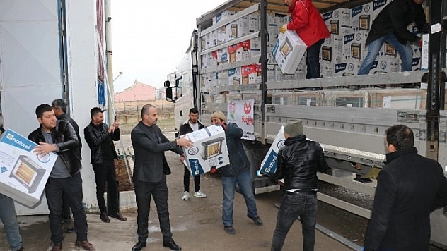 Deprem bölgesine 400 ısıtıcı