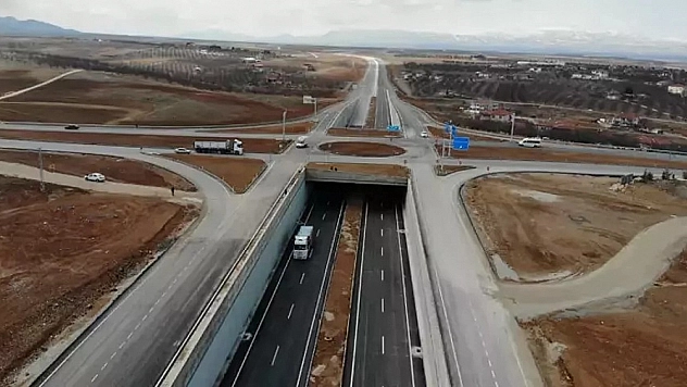 Malatya Kuzey Çevre Yolu projesinde son 4 km!
