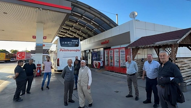 Dinlenme tesisinde kalp krizi geçiren yolcu hastanede hayatını kaybetti