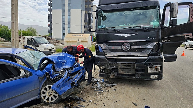 Doğanşehir'de kaza