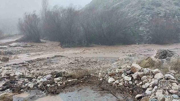 Doğanşehir'de  sel