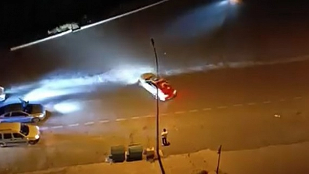 Drift atan sürücüye 140 bin TL ceza kesildi