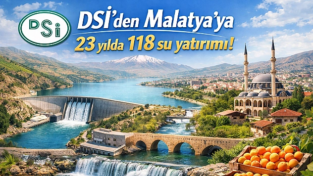 DSİ'den Malatya'ya 23 yılda 118 yatırım!