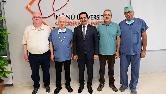 Dünyanın ilk sekizli çapraz karaciğer nakline Taşkın'dan teşekkür