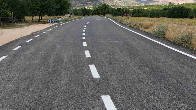 4 köyün BSK kaplamalı yolu tamamlandı
