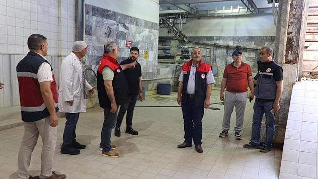 Elazığ'da kesimhaneler denetlendi