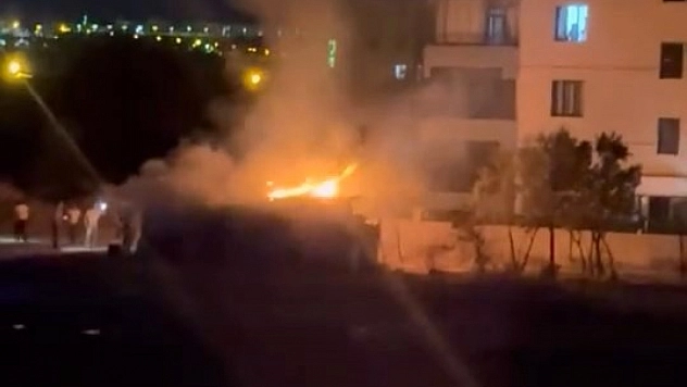 Elazığ'da kümes yangını