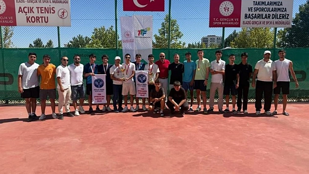 Elazığ tenis turnuvasına ev sahipliği yaptı!