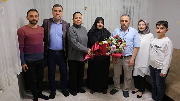 Eldivan, gazi ailesinin iftar sofrasına konuk oldu