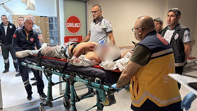 Elektrik direğine çarptı: 1'i ağır 2 yaralı