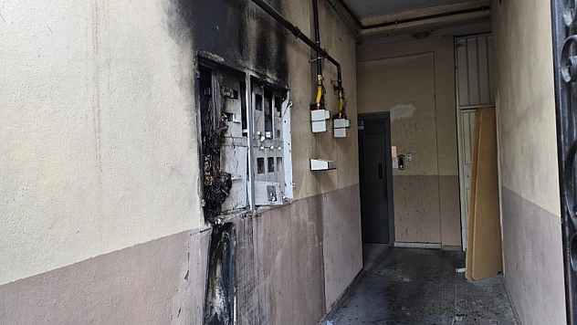 Elektrik panosunda yangın çıktı